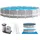 Frame Pool-Set Prism Rondo 549 x 122 cm inkl. Filterpumpe, Boden-Schutzplane, Abdeckplane, Poolleiter