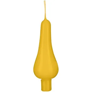 Baumkerzen Pariser Lichte Mustard Senf 9 x 3 cm 10 Stück, Weihnachtsbaumkerzen, Christbaumkerzen