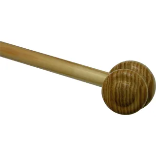 GARDINIA Scheibenstange Montana 1-läufig Ø 11 mm 120 cm Beige