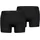 Boxershorts unifarben schwarz XL