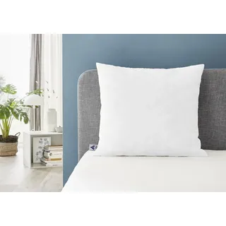 Irisette Micro Thermo Kopfkissen - Produziert in Deutschland - Kopfkissen mit abnehmbarem Bezug aus softer Microfaser, 80 x 80 cm, Öko-Tex zertifiziert