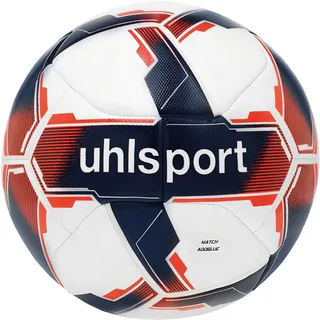 Uhlsport Match Addglue Bälle Weiß/Marine/Fluo Rot 5