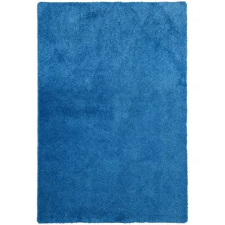 Snapstyle Palace Hochflor Shaggy Teppich 80 x 160 cm Blau