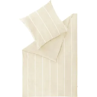 ESPRIT Winter Bettwäsche FLANELL Creme 155 x 220 cm - Creme