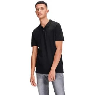 JACK & JONES Poloshirt Basic mit Slim Fit in Schwarz-XS