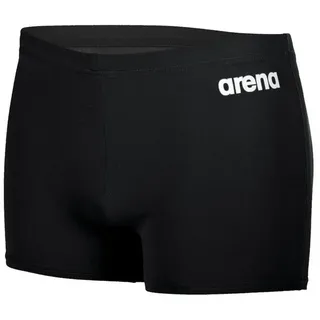Arena Team Swim Short Solid Badehose Boxer - Black White - FR 95
