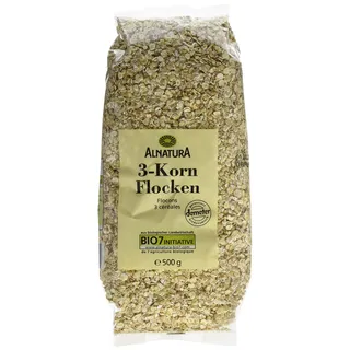 Alnatura Bio 3-Korn Flocken, 500 g