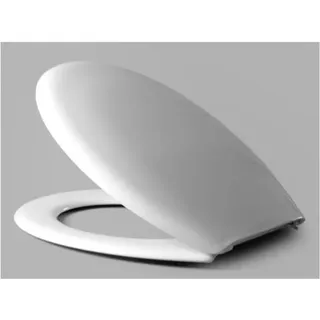 Hamberger WC-Sitz Toilettensitz Corsica weiß Bügelscharnier Edelstahl - 522986 - Weiß