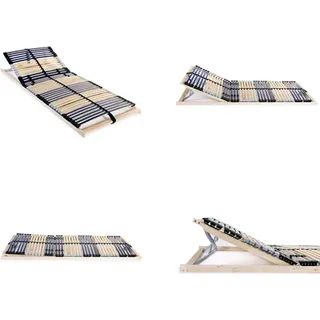 vidaXL Lattenrost mit 42 Latten 7 Zonen 70 x 200 cm - Bettkasten - Bettkästen - Lattenrost - Lattenroste