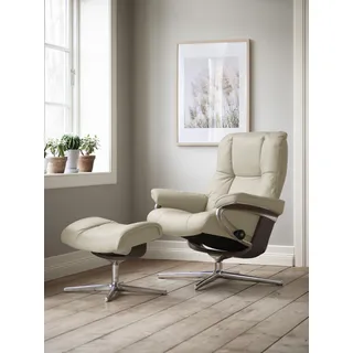 Stressless® Relaxsessel »Mayfair«, mit Cross Base, Größe S, M & L, Holzakzent Wenge beige