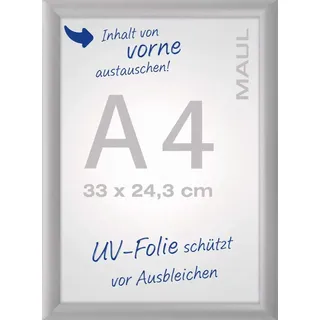 Maul Klapprahmen MAULstandard Silber 21x29,7 cm 3er Set