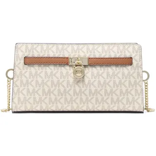 Michael Kors Hamilton Umhängetasche Kunstleder Beige/White