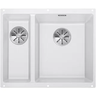 Subline 340/160-U rechts weiß + Handbetätigung + InFino