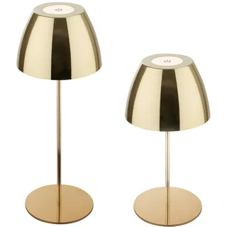 Briloner LED Tischlampe Goldfarbig