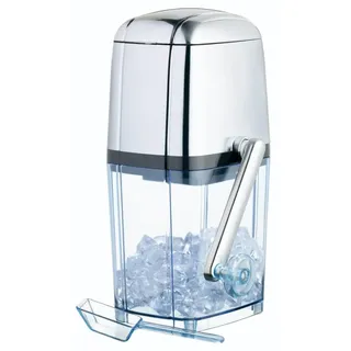 Bar Craft BarCraft Ice Crusher für Cocktails, mit Eisschaufel, Kunststoff und Edelstahl, 15,5 x 13,5 x 28cm, Transparent/Silber