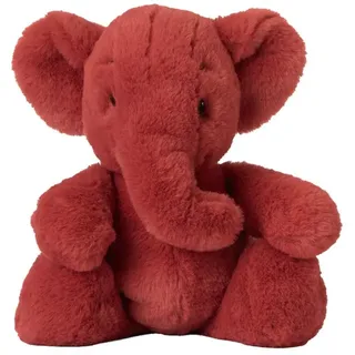 WWF Cub Club - Ebu der Elefant (rot, 29cm) Kuscheltier Stofftier für Kleinkinder Elephant