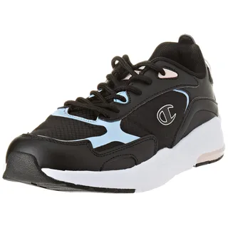 Champion Ramp Up Ripstop, Damen-Sneaker, Schwarz/Blau/Rosa (KK002), 36 EU, Nero Blu Rosa Kk002, 36 EU