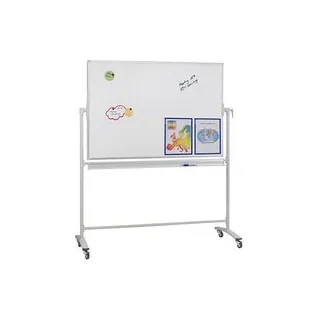 FRANKEN mobiles Whiteboard 180,0 x 120,0 cm weiß emaillierter Stahl