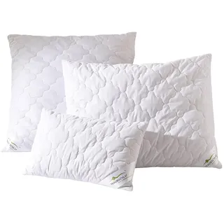 Traumschlaf Kamelhaar Kissen · 100% Kamelhaar Füllung · Feuchtigkeitsregulierend & atmungsaktiv · Temperaturausgleichend · Waschbar bis 30°C 40x60 cm