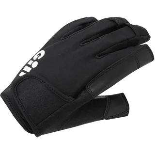 Gill Championship Short Finger Sailing Yachting und Beiboothandschuhe - Schwarz