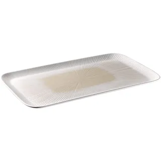 APS 85500 GN 1/1 Tablett -Blush- 53 x 32,5 cm, H: 2,5 cm, Melamin weiß/beige