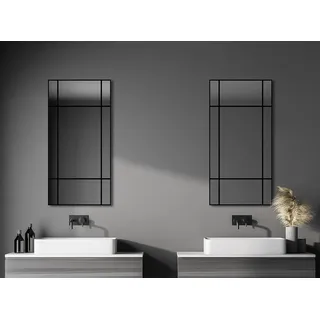 Talos Wandspiegel 60 x 120 cm Schwarz