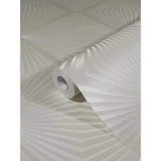 Glööckler Vliestapete Imperial Rauten Hellbeige