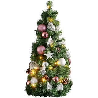 EGLO Künstlicher Weihnachtsbaum Rosa/Silber 65 cm