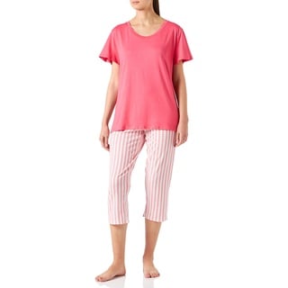 Schiesser Damen Schlafanzug 3/4, 1/2 Arm Pyjamaset, pink (I), 38