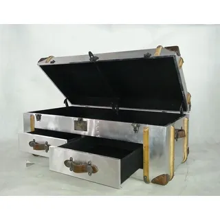 Couchtisch Wohnzimmertisch Beistelltisch Kaffee Tisch Sofatisch Vintage Retro - Silber