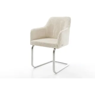 DeLife Freischwinger Greg-Flex Cord Beige