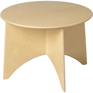 Pertina - Van Dijk Toys Holz runder Kindertisch Apollo fr Kleinkinder - 75 cm Hhe 60 cm