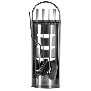 Valo Kaminbesteck Helsinki 4-teilig Edelstahl Silber