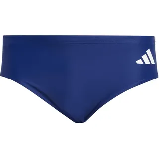 adidas 3-Streifen Badeslip Dunkelblau/Weiß L