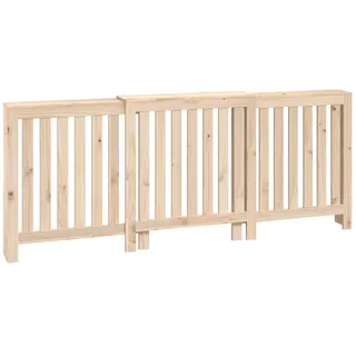 vidaXL Heizkörperverkleidung 210x21x85 cm Massivholz Kiefer - Braun