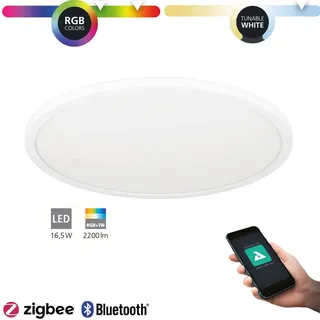 EGLO LED-Deckenleuchte Rovito-Z Kunststoff Weiß 42 cm