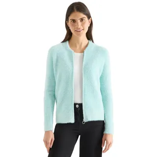 Cecil Damen 2515567 Jacquard Cardigan mit Zipper (1er Pack)