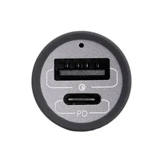 Akyga AK-CH-26 USB Ladegerät 100 W 1x USB-C®, 1x USB-A QC 3.0, USB PD 3.0 Grau KFZ, LKW GaN, Schnel