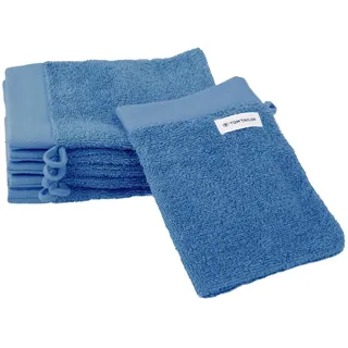 COLOR BATH Waschhandschuh 16 x 21 cm blau 6 St.