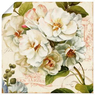 Artland Wandbild "Garten III" Blumen 1 Stk. tlg. als Leinwandbild, Poster in verschied. Größen, farbe bild(er): naturfarben