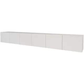 altdecor Elio-W Lowboard 300x40x40 cm Weiß Holz
