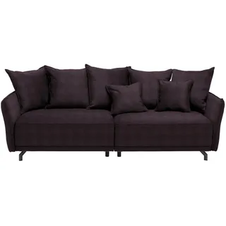 Carryhome Bigsofa , Lila , Textil , Uni , Füllung: Silikon,Silikon , 226x91x103 cm , Stoffauswahl , Wohnzimmer, Sofas & Couches, Sofas, Textilsofas