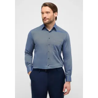 Eterna Langarmhemd »COMFORT FIT« NON IRON (bügelfrei), blau