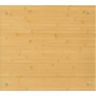 vidaXL Herdabdeckplatte 50x56x1,5 cm Bambus