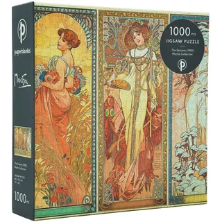 Paperblanks - the Seasons (1900) - Mucha Collection - Jigsaw Puzzle - 1000 Pieces