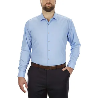 Kenneth Cole Herren Kleid Shirt Big and Tall Solid Smokinghemd, hellblau, (5XL Hoch) 56 cm Hals 94/97 cm Ärmel
