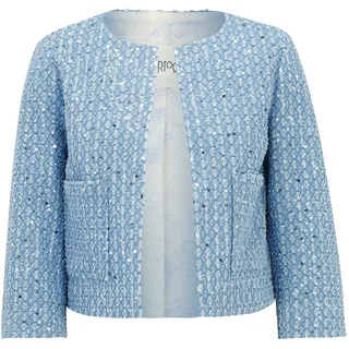 Cartoon Jackenblazer "Blazer-Jacke mit Pailletten", light blau, grau