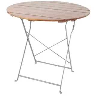 Lex Biergartentisch Ø 80 x 74 cm Braun