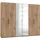 Drehtürenschrank Level by fresh to go 300 x 236 x 58 cm Braun