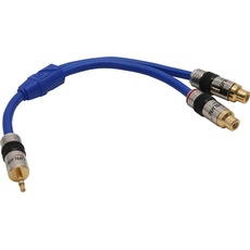 Bild Audiokabel PREMIUM 2x Cinch-Buchse - 3,5mm Klinken-Stecker 0,25m (89941P)